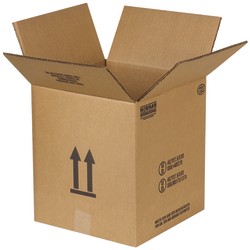 Partners Brand Brand Hazardous Materials Corrugated Cartons, 5 Gallon, 12 1/8in x 12 1/8in x 13 9/16in, Pack Of 10