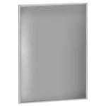 Azar Displays Large-Format Steel Vertical/Horizontal Snap Frame, 40in x 30in, Silver