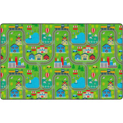 Flagship Carpets Cutie Bugs Rug, Rectangle, 5ft x 8ft, Multicolor