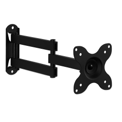 Mount-It! Swivel Wall Mount For 19 - 32in TVs, 9inH x 6inW x 2inD, Black