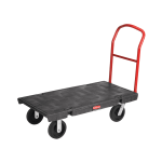 Rubbermaid Heavy-Duty Platform Truck Cart, 1000 Lb Capacity, 24in x 48in, Black