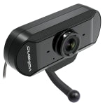 Volkano Zoom 1080p Full HD USB Webcam, VK-10102-BK