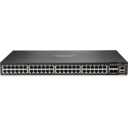 Aruba 6300F 48-port 1GbE and 4-port SFP56 Switch - 48 Ports - Manageable - 3 Layer Supported - Modular - 4 SFP Slots - 74 W Power Consumption - Twisted Pair, Optical Fiber - 1U High - Rack-mountable - Lifetime Limited Warranty