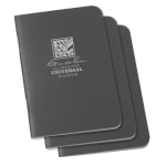 Rite in the Rain All-Weather Stapled Notebook, Mini, 3-1/4in x 4-5/8in, 24 Pages (12 Sheets), Gray