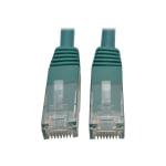 Tripp Lite Cat6 Cat5e Gigabit Molded Patch Cable RJ45 M/M 550MHz Green 6ft - 128 MB/s - 6 ft - Green