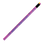 J.R. Moon Pencil Co. Pencils, 2.11 mm, #2 HB Lead, Happy Birthday, Neon Multicolor, Pack Of 144