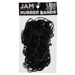 JAM Paper Rubber Bands, Black, Size 117B, Pack Of 100 Rubber Bands