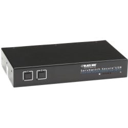 Black Box ServSwitch KVM Switchbox - 2 Computer(s) - 1 Local User(s) - 1920 x 1280 - 3 x USB1 x VGA - Rack-mountable - 1U