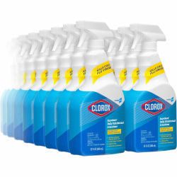 CloroxPro Anywhere Daily Disinfectant and Sanitizer - 32 fl oz (1 quart) - 432 / Pallet - Clear