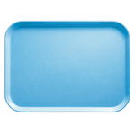 Cambro Camtray Rectangular Serving Trays, 14in x 18in, Robin Blue, Pack Of 12 Trays