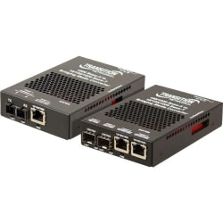 Transition Networks Stand-Alone 10/100/1000 Ethernet Media Converter - Fiber media converter - GigE - 10Base-T, 1000Base-LX, 100Base-TX, 1000Base-T - RJ-45 / SC single-mode - up to 6.2 miles - 1310 nm