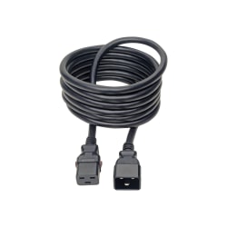 Eaton Tripp Lite Series Power Extension Cord, Locking C19 to C20 - Heavy-Duty, 20A, 100-250V, 12 AWG, 10 ft. (3.05 m), Black - Power extension cable - IEC 60320 C20 to IEC 60320 C19 locking - AC 100-250 V - 20 A - 10 ft - black - North America