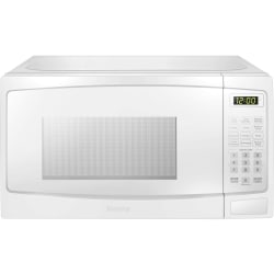 Danby 1.1 cuft White Microwave - 1.1 ftÃƒâ€šÃ‚Â³ Capacity - Microwave - 10 Power Levels - 1000 W Microwave Power - 12.40in Turntable - 120 V AC - 15 A Fuse - Countertop - White