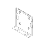 Chief PAC260D DMP Mount Direct-to-Display - Mounting kit - for digital player - black wrinkle - mounting interface: 100 x 100 mm