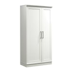 Sauder HomePlus Storage Cabinet, 12 Shelves, Soft White