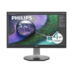 Philips 272P7VUBNB 27in Class 4K UHD LCD Monitor - 16:9 - Textured Black - 27in Viewable - In-plane Switching (IPS) Technology - WLED Backlight - 3840 x 2160 - 1.07 Billion Colors - 350 Nit - 5 ms - 75 Hz Refresh Rate - HDMI - DisplayPort - USB Hub