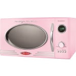 Nostalgia Retro Microwave, 0.9 Cu. Ft., Retro Red