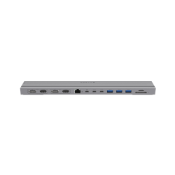 HyperDrive - Docking station - USB-C 3.2 Gen 1 x 2 - 2 x HDMI, 2 x DP - GigE