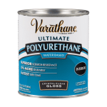 Varathane Ultimate Water-Based Polyurethane, 32 Oz, Crystal Clear Gloss, Pack Of 2 Cans