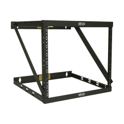 Tripp Lite 8U 12U 22U 2 Post Open Frame Rack Cabinet Expandable 11.5in Depth Wall Mount - Rack open frame - 2-post - wall mountable - black - 19in