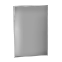 Azar Displays Large-Format Steel Vertical/Horizontal Snap Frame, 36in x 24in, Silver