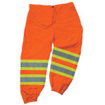 Ergodyne GloWear 8911 Class E Polyester 2-Tone Pants, 2X/3X, Orange