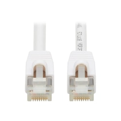 Tripp Lite N262AB-010-WH Cat.6A S/FTP Network Cable  - 10 Gbit/s - Shielding - Gold Plated Contact - CMX - 26 AWG - White