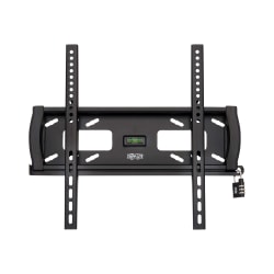 Tripp Lite Heavy-Duty Fixed Security Display TV Wall Mount for 32in to 55in TVs and Monitors, Flat or Curved Screens - Bracket - for flat panel - lockable - steel - black - screen size: 32in-55in - wall-mountable