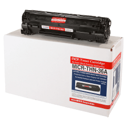 MicroMICR Remanufactured MICR Black Toner Cartridge Replacement For HP 36A, CB436A, THN-36A