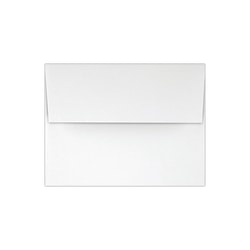 LUX Invitation Envelopes, A2, Peel & Press Closure, White, Pack Of 50