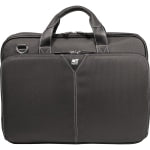 Mobile Edge Premium Nylon Laptop Briefcase - Briefcase - Shoulder Strap , Handle , Trolley Strap - 16in Screen Support - Ballistic Nylon - Black