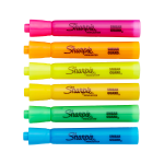 Sharpie Tank Style Highlighters, Chisel Tip, Assorted, Box of 12