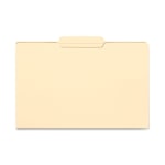 Smead File Folders, Legal Size, 1/3 Cut, Center Tab Cut, Manila, Box Of 100