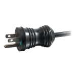 C2G 6ft Hospital Grade Coiled Power Cord - 18 AWG - NEMA 5-15P to IEC320C13 - TAA Compliant - Black - Power cable - power IEC 60320 C13 to NEMA 5-15 (M) - 6 ft - coiled - black