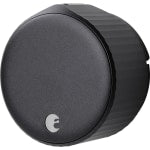 August Bluetooth Wi-Fi Smart Lock, Matte Black