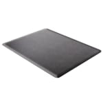 Deflecto Ergonomic Sit-Stand Chair Mat For All Pile and Hard Floors, 46in x 60in, Black