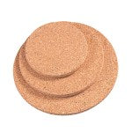 Better Houseware Natural Cork Trivets, Beige, Set Of 3 Trivets