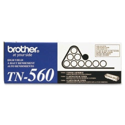 Brother TN-560 High-Yield Black Toner Cartridge, TN-560BK