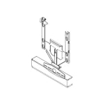 Chief PACCC1 - Mounting kit - for speaker(s) - screen size: up to 50in - for Chief MF1, MFCUB, MFCUB700; MFC Series MFCUS700; Universal Flat Panel Floor Stand MF1U