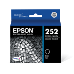 Epson 252 DuraBrite Ultra Black Ink Cartridge, T252120-S