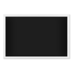 U Brands Magnetic Chalkboard, 30in X 20in, White Decor Frame (2073U00-01)