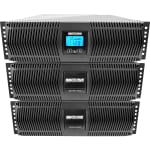 Minuteman Endeavor ED8000RTXL 6889VA Rack/Tower UPS - 9U Rack/Tower - 8.90 Minute Stand-by - 208 V AC Input - 208 V AC, 212 V AC, 120 V AC Output - 1 x NEMA L6-30R, 1 x NEMA L6-20R, 6 x NEMA 5-15/20R - Serial Port