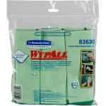 Wypall Microfiber Cloths - General Purpose - For Nonporous Surface - 15.75in Length x 15.75in Width - 24 / Carton - Green