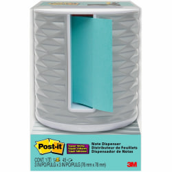 Post-it Recycled Super Sticky Notes, 3 in x 3 in, 24 Pads, 70 Sheets/Pad, 2x the Sticking Power, Oasis Collection, 100% Recycled