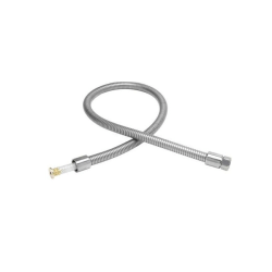 T&S Brass Stainless-Steel Pre-Rinse Hose, 24in