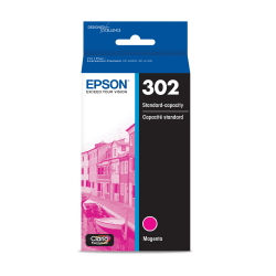 Epson 302 Claria Premium Magenta Ink Cartridge, T302320-S