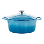 MegaChef 4-Quart Casserole Dish, Blue