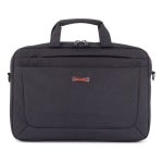 Swiss Mobility Cadence 2-Section Executive Briefcase With 15.6in Laptop Pocket, Charcoal