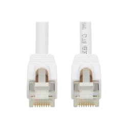 Tripp Lite Safe-IT Cat6a Ethernet Cable Antibacterial Snagless PoE M/M 3ft  - 10 Gbit/s - Shielding - Gold Plated Contact - CMX - 26 AWG - White