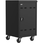 AVer AVerCharge B30 30 Device Charging Cart - Metal - 24.6in Width x 21.3in Depth x 38.1in Height - Black - For 30 Devices